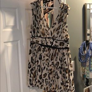 Victoria secret leopard mini dress
